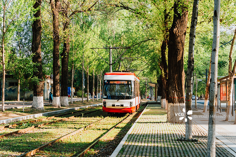长春有轨电车图片素材