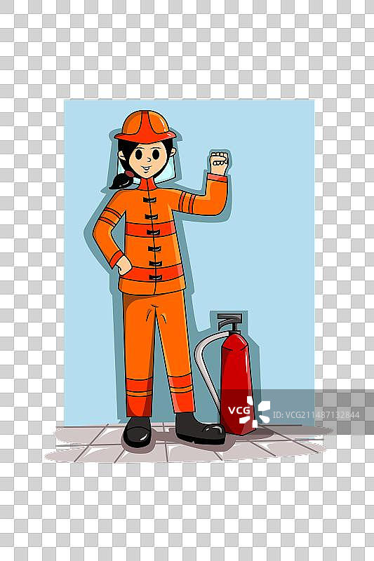 消防员角色设计图片素材