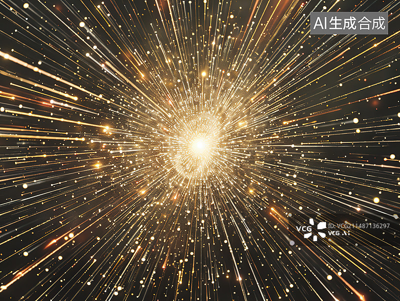 【AI数字艺术】夜间照明灯光的低角度视图图片素材