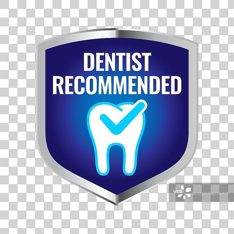 牙医推荐认证图标标志图片素材