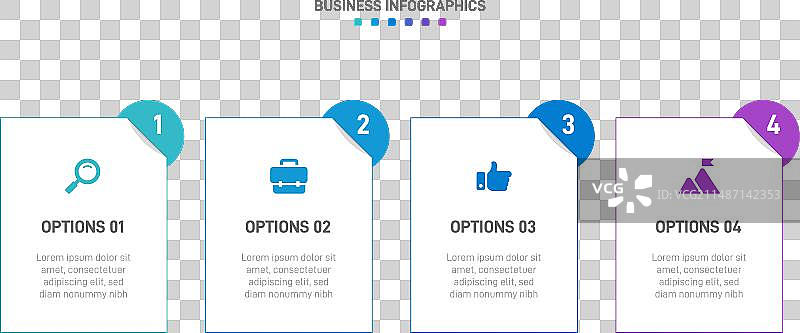 时间线信息图表与信息图表现代图片素材