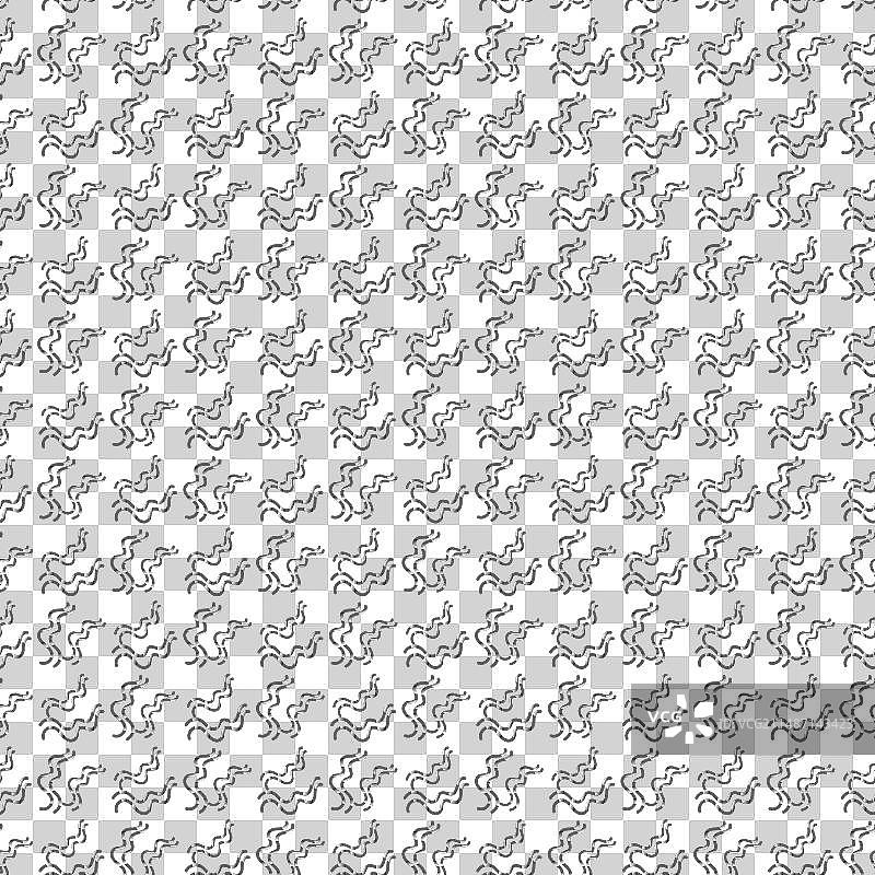 手绘形状无缝图案设计图片素材