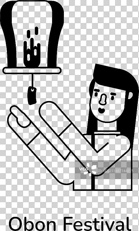 盂兰盆节图片素材