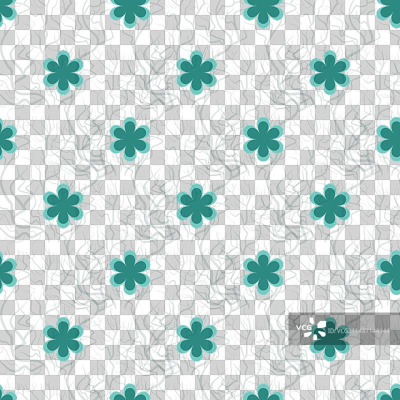 树根花朵无缝图案设计图片素材