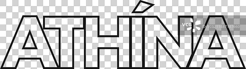 希腊雅典娜象征标志设计图片素材