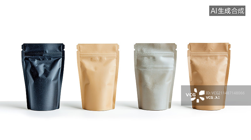 【AI数字艺术】白色背景下的空钱包特写镜头图片素材