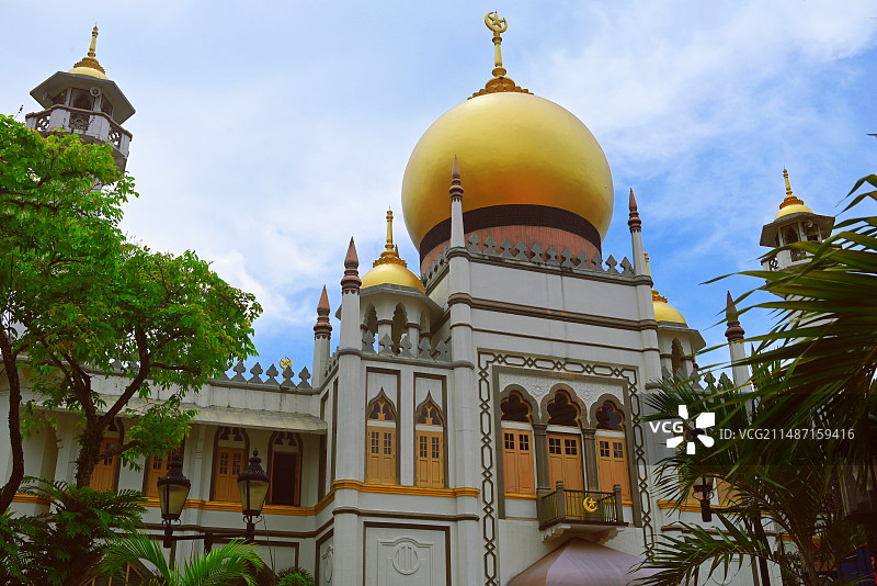 新加坡苏丹清真寺图片素材