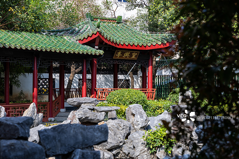 古典园林：深圳福田锦绣园图片素材