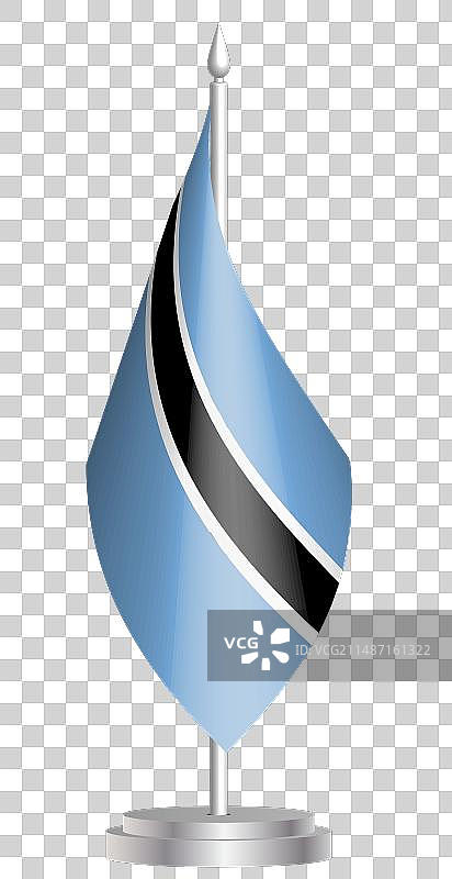 博茨瓦纳国旗桌面展示图片素材