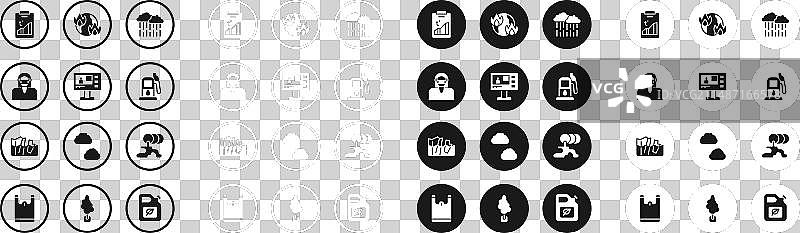 雨云电视报道人脸套装图片素材