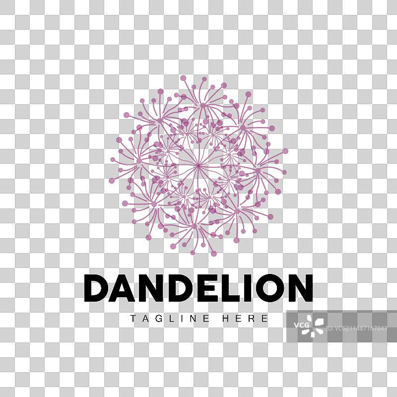 蒲公英logo植物花朵设计图标图片素材