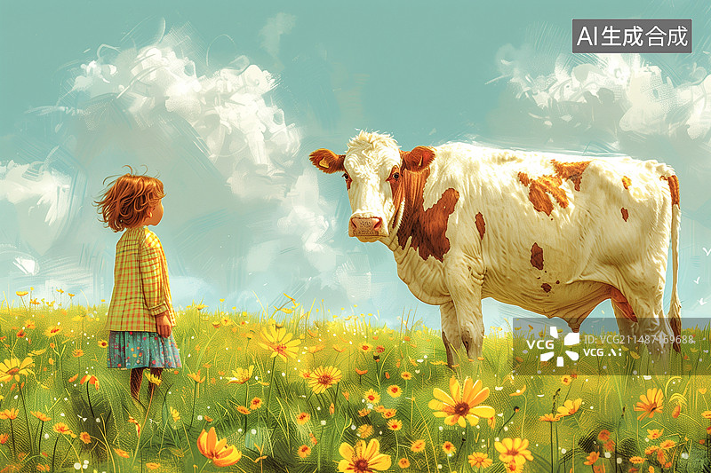 【AI数字艺术】世界牛奶日（2001年，世界粮农组织）图片素材