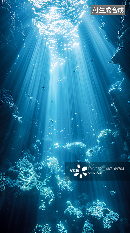 【AI数字艺术】6月8日：国际（世界）海洋日图片素材