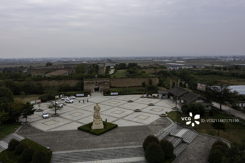 陕西省大荔县朝邑镇丰图义仓图片素材