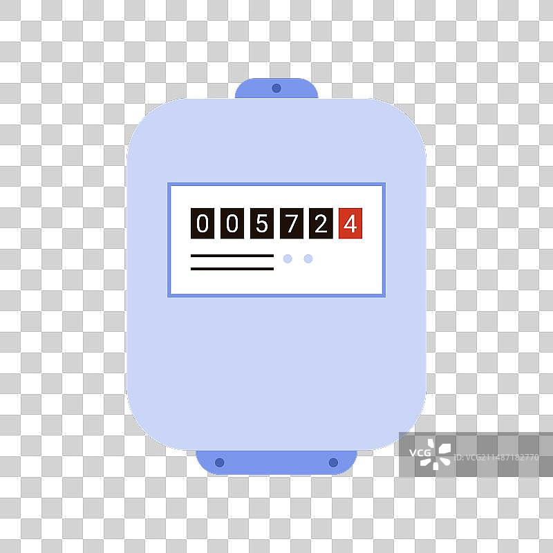 燃气表：测量天然气的家庭设备图片素材