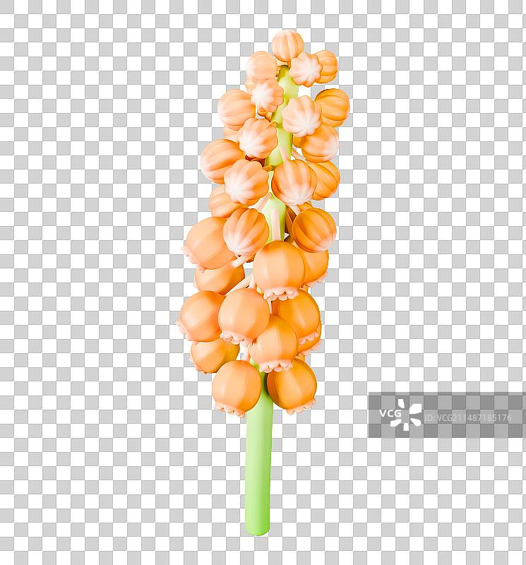 3D立体花朵元素春日踏青赏景出游旅行图片素材