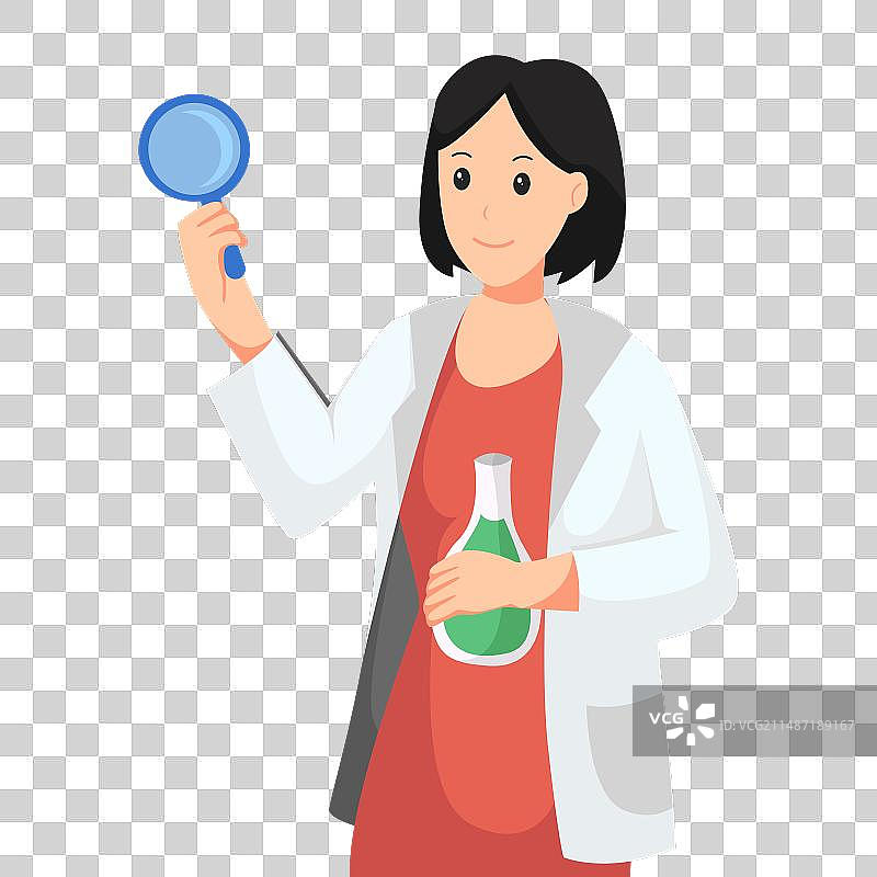 科学家角色设计图片素材