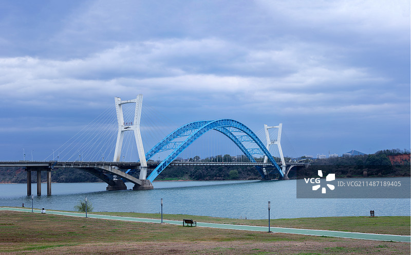湘江大桥全景图图片素材