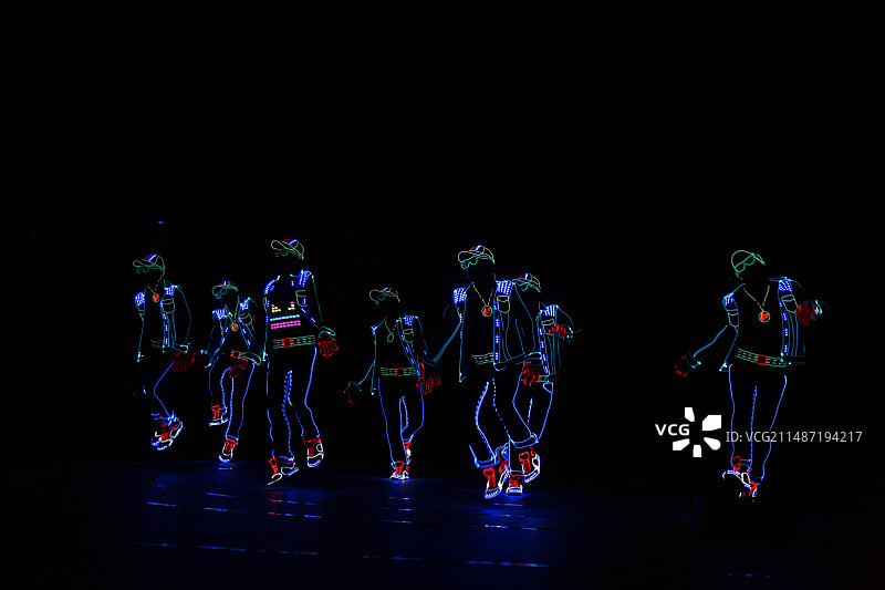 荧光舞图片素材