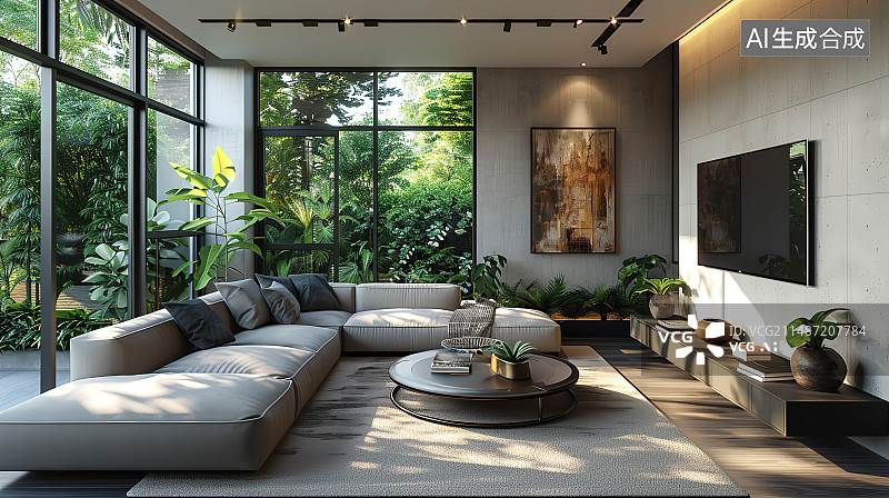 【AI数字艺术】室内空间住宅建筑图片素材