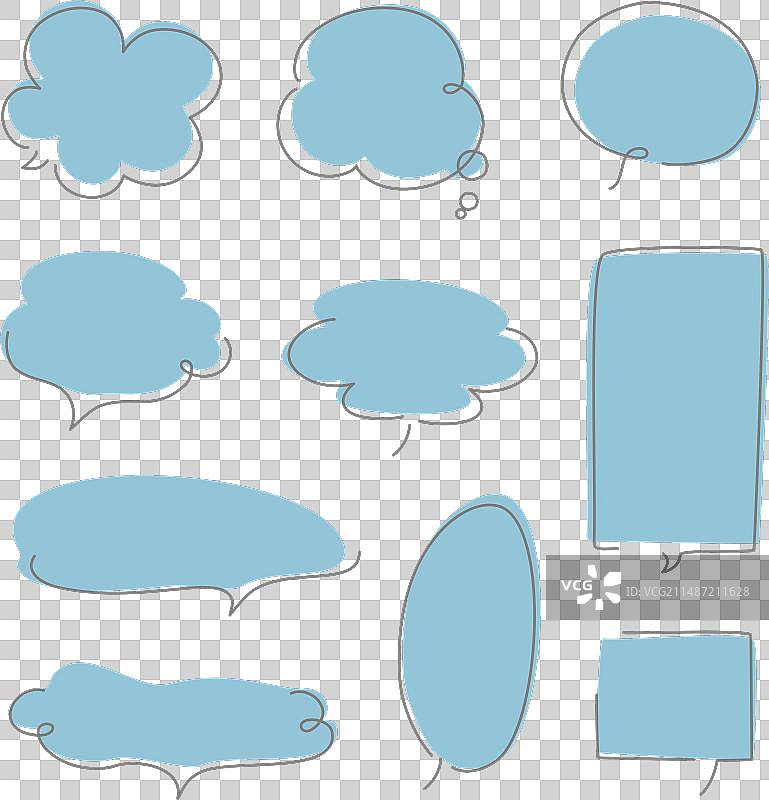 对话气泡矢量素材图片素材