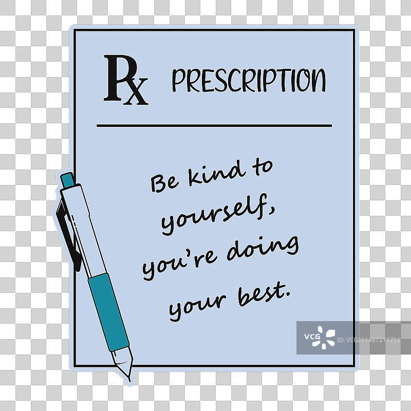 医疗处方标签图片素材