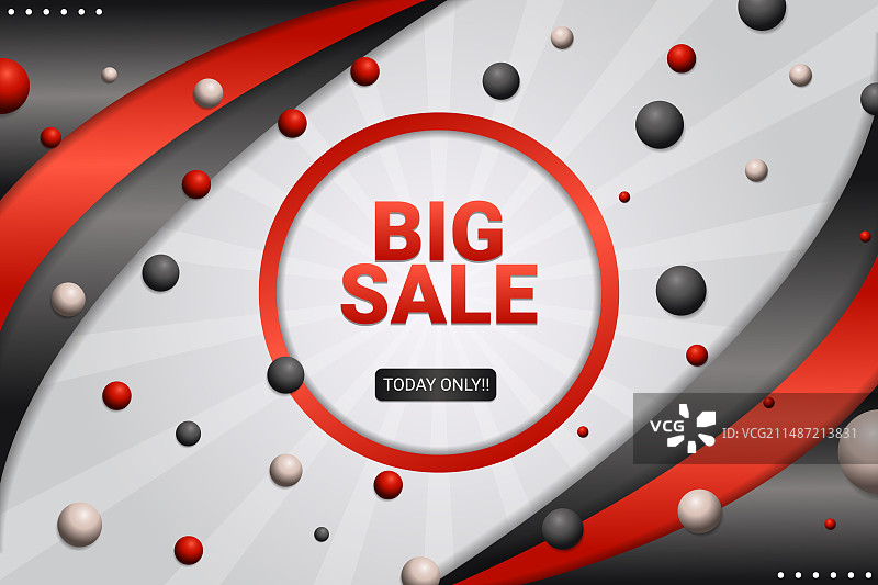抽象图形红色促销背景图片素材