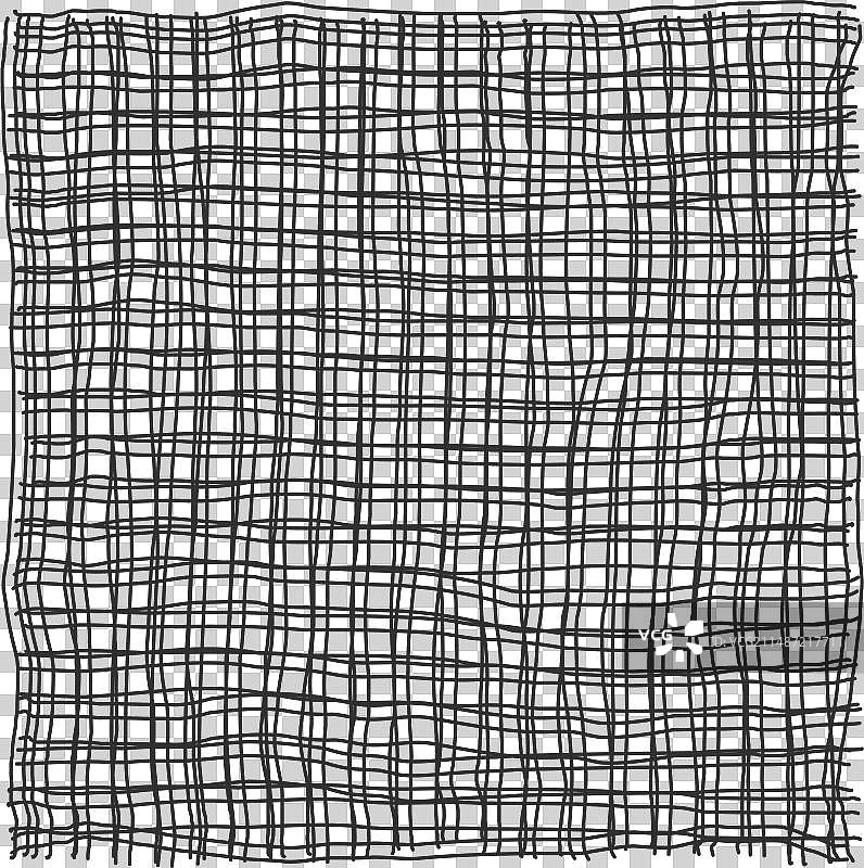 手绘水平和垂直线条图片素材