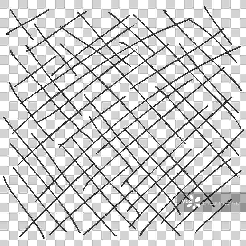 对角线素描交叉涂鸦图片素材