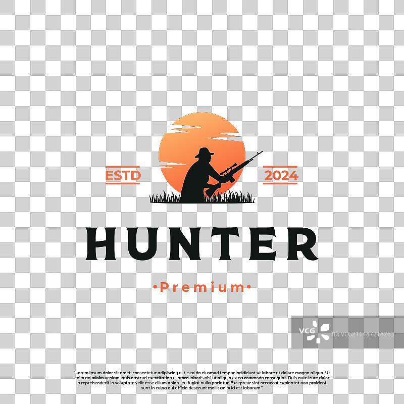 猎人主题Logo设计图片素材