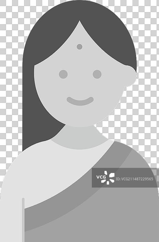 纱丽图标图像图片素材