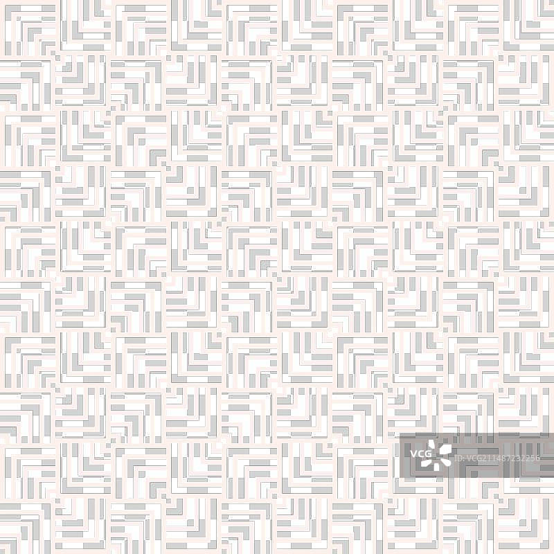 橙色无缝几何正方形图案图片素材