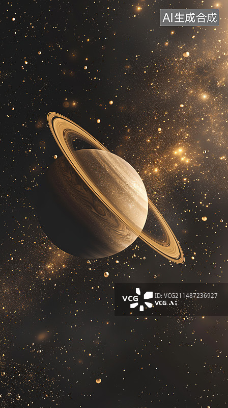 【AI数字艺术】星空中的地球和创意图片素材