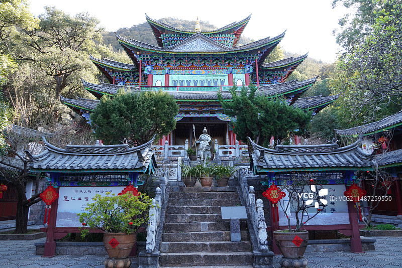 丽江五凤楼图片素材