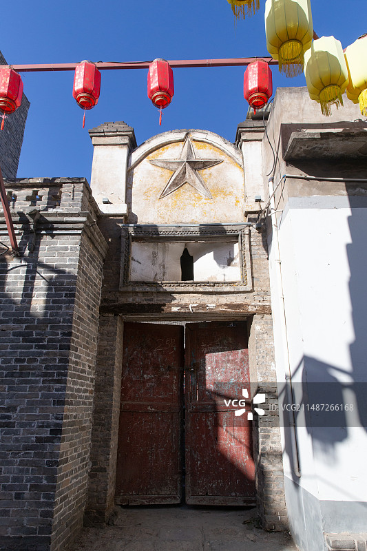 河南安阳县前街老街区图片素材
