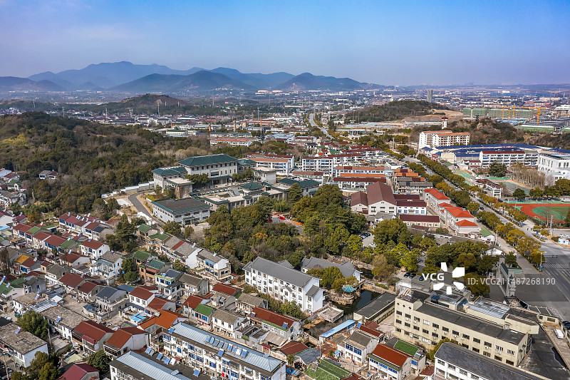 宜兴市丁蜀镇城市风光图片素材