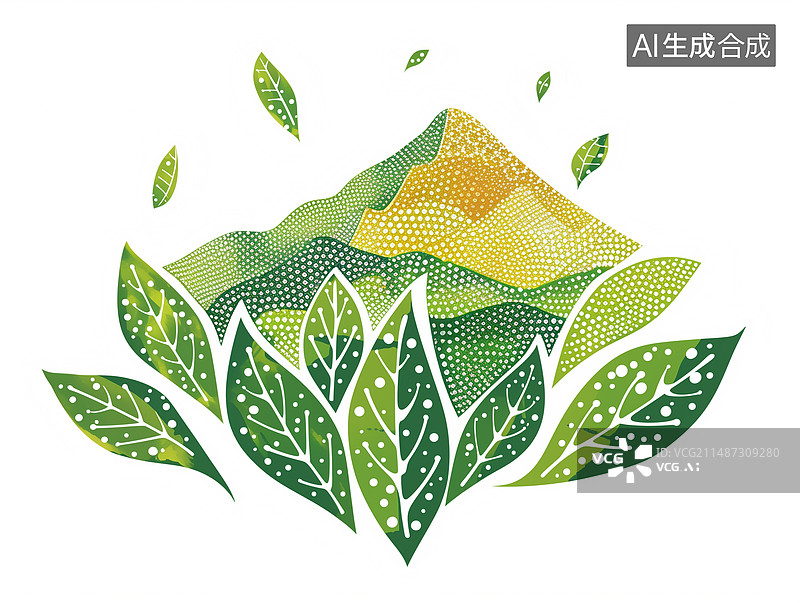 【AI数字艺术】茶文化元素图片素材