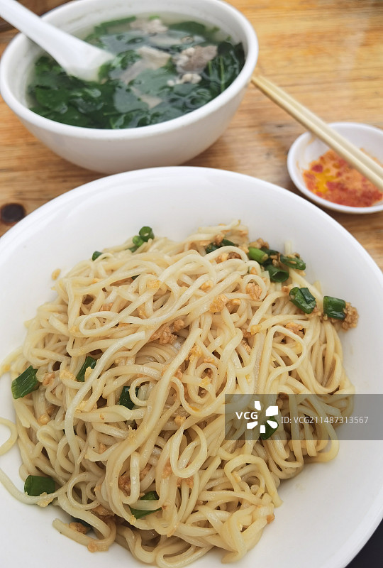 深圳的早餐梅州腌面图片素材