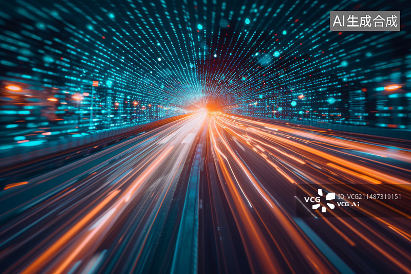 【AI数字艺术】科技概念背景图片素材