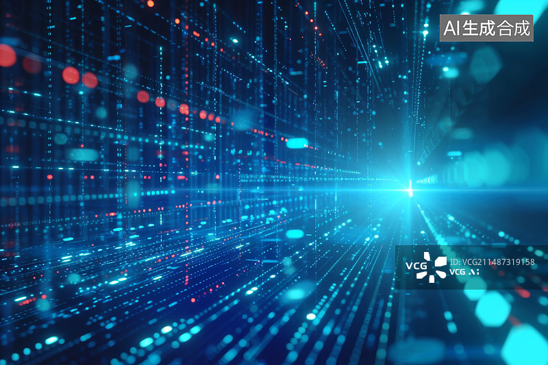 【AI数字艺术】科技概念背景图片素材