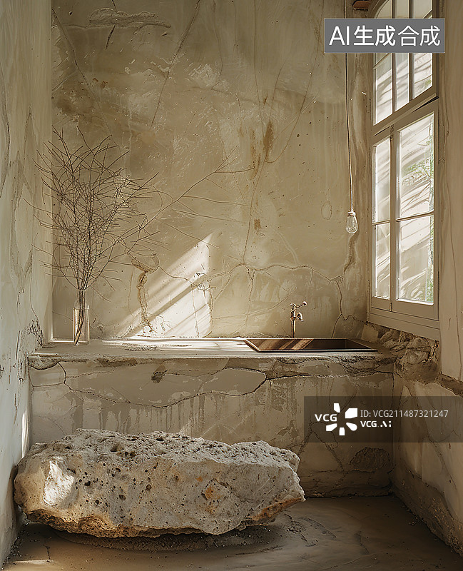 【AI数字艺术】豪华酒店室内游泳池图片素材