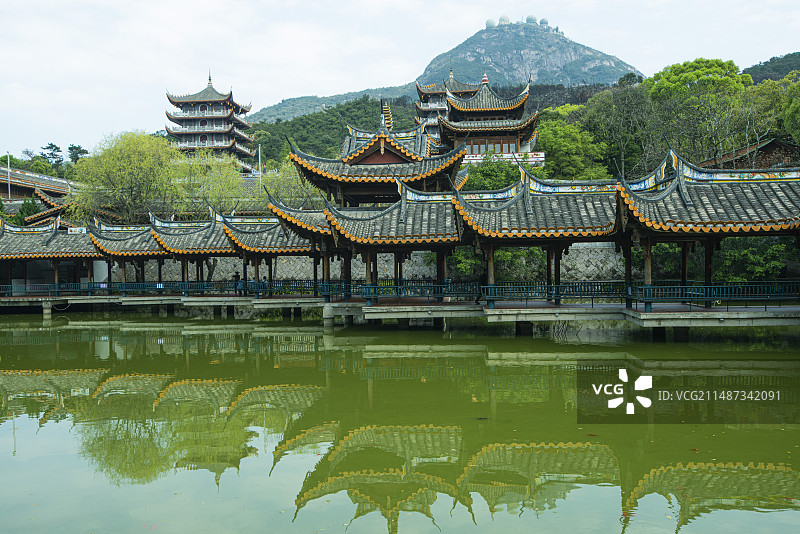 福州鼓山风景图片素材