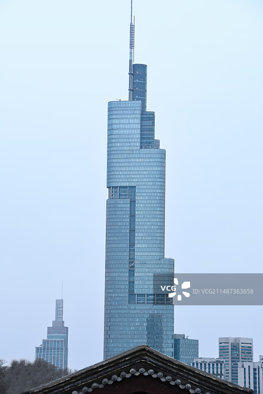 南京紫峰大厦图片素材