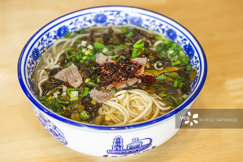 酸菜牛肉面图片素材