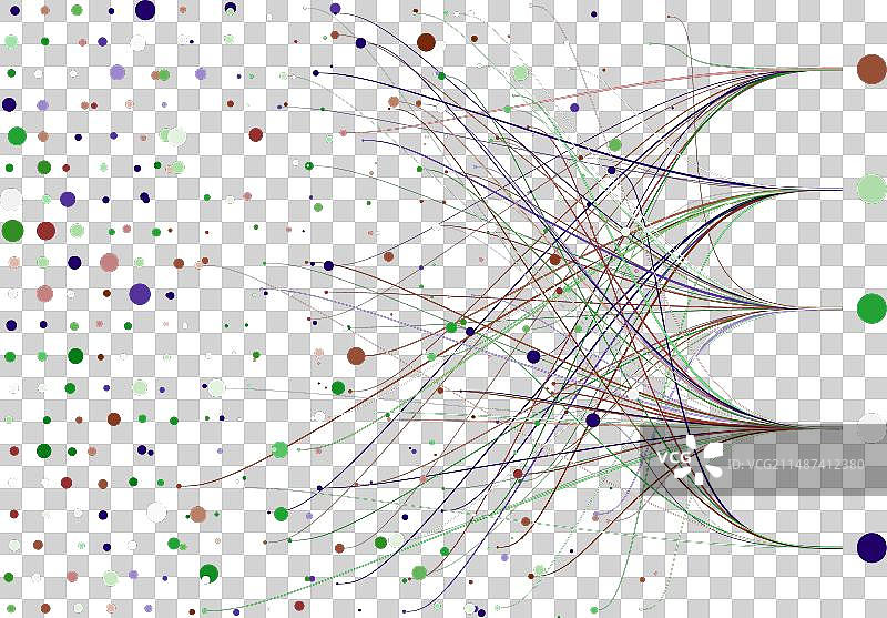 线条连接抽象点图片素材