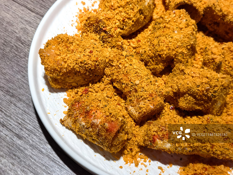 炒蟹肉图片素材