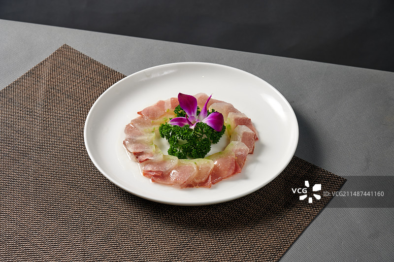 金华火腿蒸冬瓜图片素材