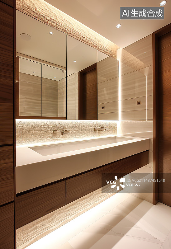 【AI数字艺术】豪华酒店室内卫生间图片素材