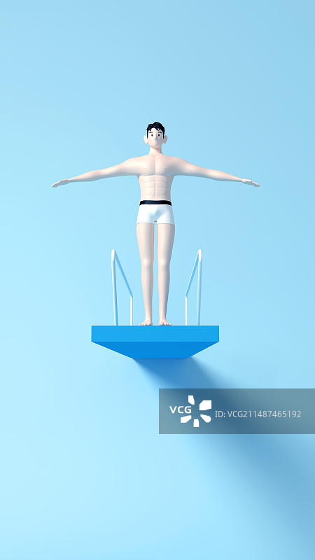 跳水运动员图片素材