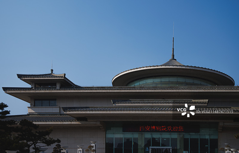 中国陕西省西安博物院图片素材